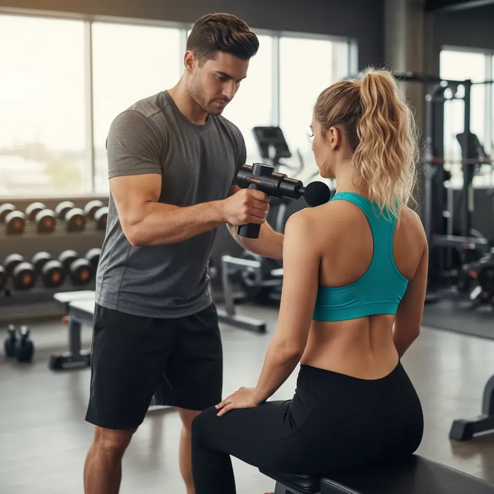 AI gegenereerde lifestyle foto sportschool