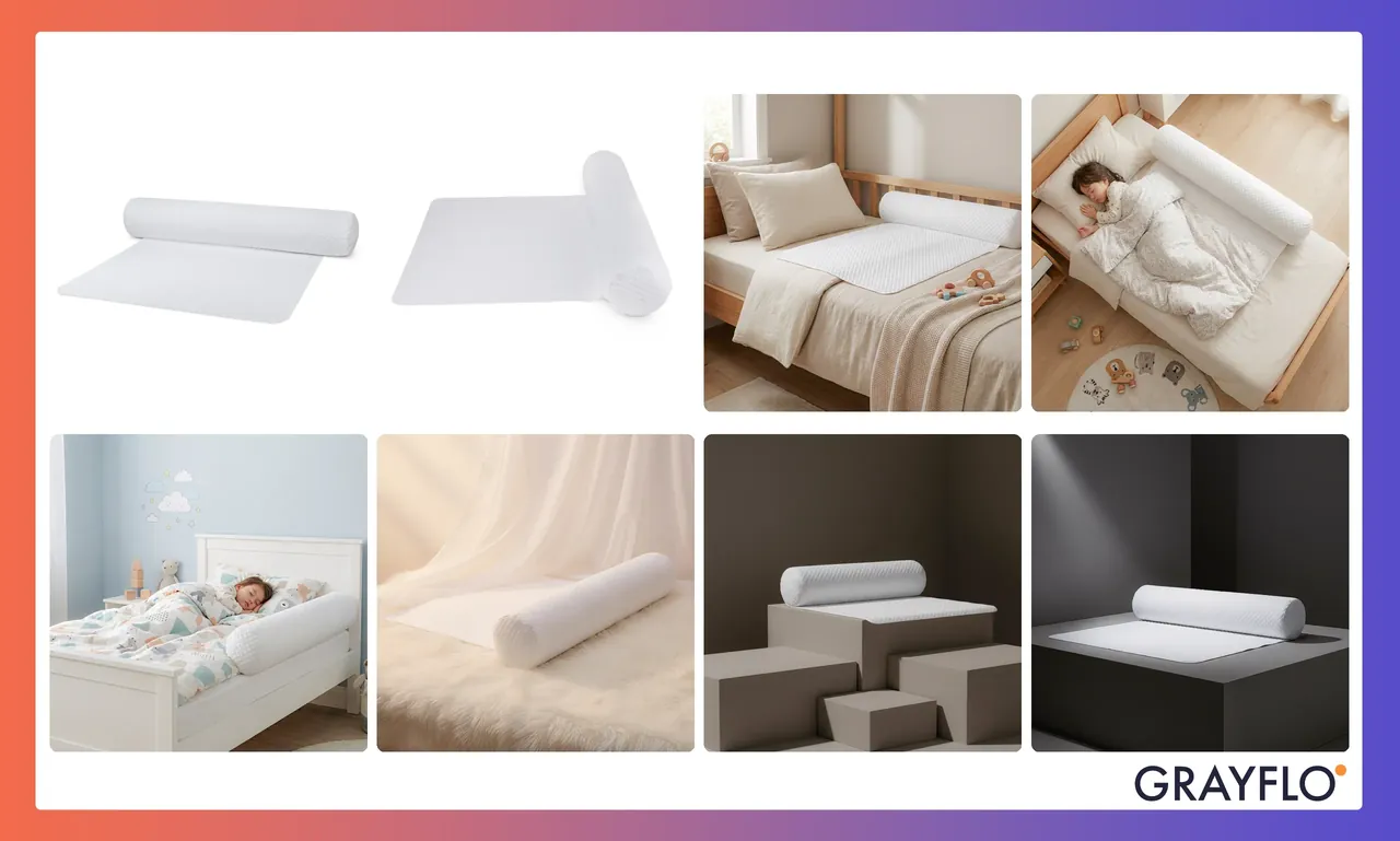 Bedrand productfoto's AI gegenereerd